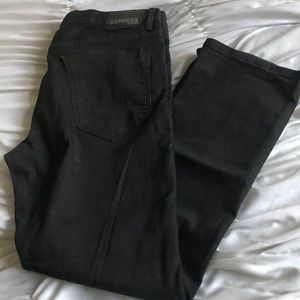 Men’s black express slim fit jeans